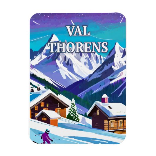 Die Magie von Val Thorens Magnet (Vertikal)