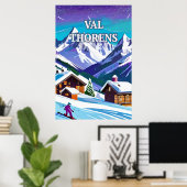 Die Magie von Val Thorens Poster (Heimbüro)
