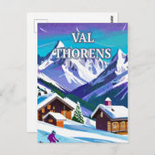 Die Magie von Val Thorens Postkarte (Vorne/Hinten)
