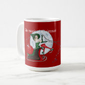 Die Magie von Weihnachten Kaffeetasse (Vorderseite Links)