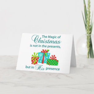 Die Magie von Weihnachten Karte