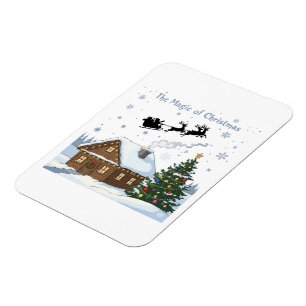 Die Magie von Weihnachten   Santas Schlitten & Coz Magnet