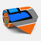 Die Magie zeichnet blaue Roboter-Krawatte Krawatte (Gerollt)