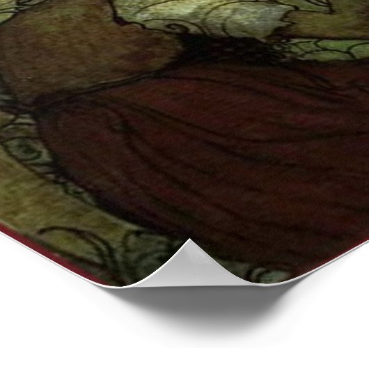 Die Magier Cape John Bauer Poster (Ecke)