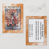 Die Magier-Tarot-Karte Visitenkarte (Vorne/Hinten)