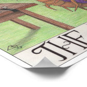 Die Magier-Tarotkarte Poster (Ecke)
