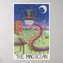 Die Magier-Tarotkarte Poster