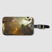 Die magische Buchhandlung Fantasy Art Gepäckanhänger (Vorderseite (Horizontal))