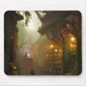 Die magische Buchhandlung Fantasy Art Mousepad (Vorne)