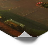 Die magische Buchhandlung Fantasy Art Poster (Ecke)