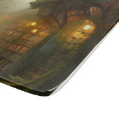 Die magische Buchhandlung Fantasy Art Schneidebrett (Ecke)