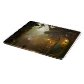 Die magische Buchhandlung Fantasy Art Schneidebrett (Ecke)