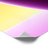 Die magische Flasche | Lavalampe | Gradient | AI Poster (Ecke)