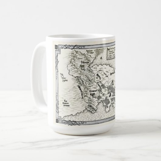 Die Magische Halbinsel - Tasse (Vorderseite Links)