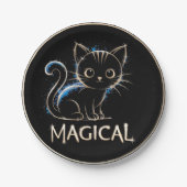 Die magische Katze Pappteller (Vorderseite)