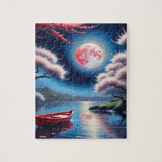 Die magische Landschaft des Jupiters ist wie etwas Puzzle (Vertikal)