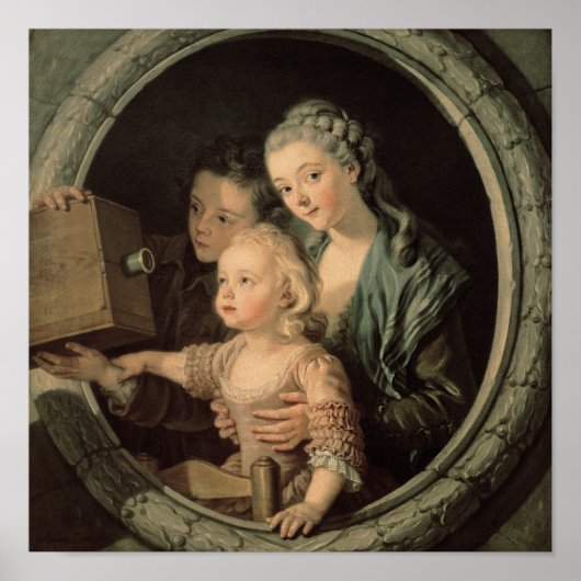 Die magische Laterne, 1764 Poster (Vorne)