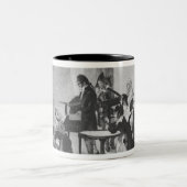 Die magische Laterne, 1798 Zweifarbige Tasse (Mittel)