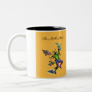 Die magische Libellenfrau und der Mottenmann Zweifarbige Tasse