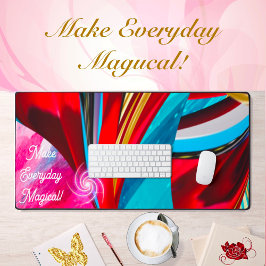 Die magische Motivation des Alltags Abstrakt werde Schreibtischunterlage