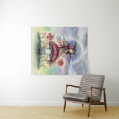 Die magische Mushroom kleine Mauer hängt Wandteppich (Beispiel (Horizontal))