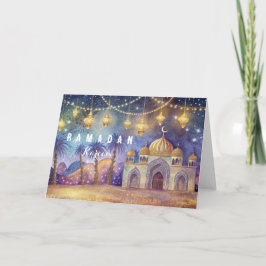 Die magische Nacht der Ramadan Postkarte