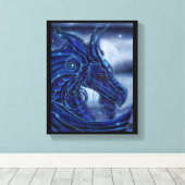 Die "Magische Nigh-Drachenfantasie" von Renee Lavo Leinwanddruck (Insitu (Holzboden))