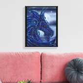 Die "Magische Nigh-Drachenfantasie" von Renee Lavo Leinwanddruck (Insitu (Wohnzimmer))