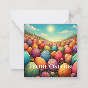 Die Magische Osterlandkarte Mitteilungskarte
