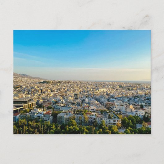 DIE MAGISCHE SICHT VON ATHEN POSTKARTE (Vorderseite)