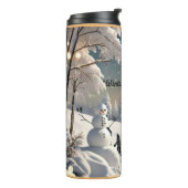 "Die magische Touch des Winters" Thermosbecher (Nach links gedreht)