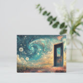 Die magische Tür Postkarte (Stehend Vorderseite)