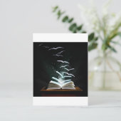 Die magische Welt des Lesens Postkarte (Stehend Vorderseite)