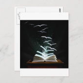 Die magische Welt des Lesens Postkarte (Vorne/Hinten)
