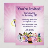 Die magische Welt von Webkinz Einladung (Vorne/Hinten)