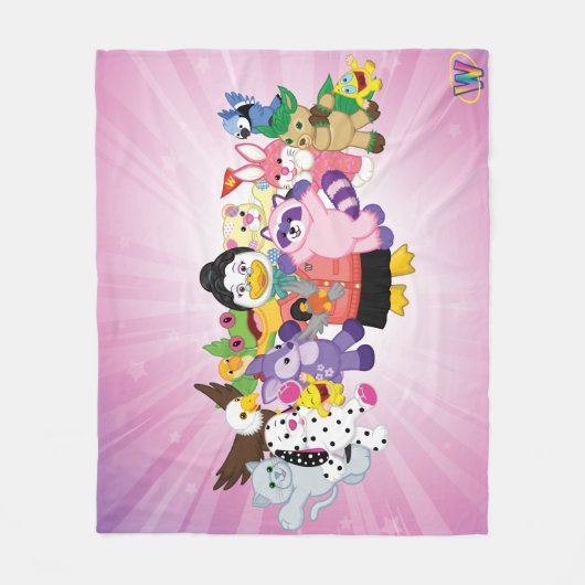 Die magische Welt von Webkinz Fleecedecke (Vorderseite)