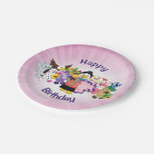 Die magische Welt von Webkinz Pappteller (Schrägansicht)