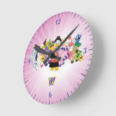 Die magische Welt von Webkinz Runde Wanduhr (Winkel)