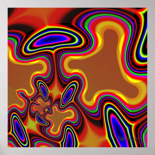 "Die magischen Pilze südlich von Wajakaa" Poster (Vorne)