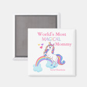 Die magischste Mami der Welt Magnet (Vorderseite/Rückseite)