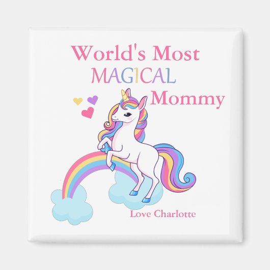 Die magischste Mami der Welt Magnet (Vorne)