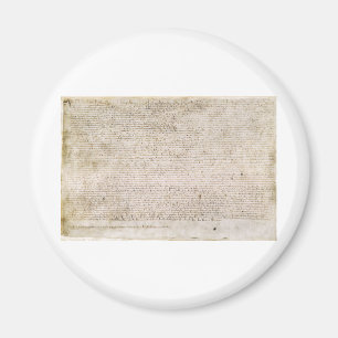 Die Magna Carta von Charter 1215 von Freiheiten Magnet