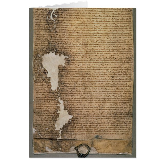 Die Magna Carta von Freiheiten, dritte Version (Vorne)