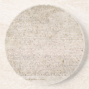 Die Magna-Charta von 1215 Getränkeuntersetzer