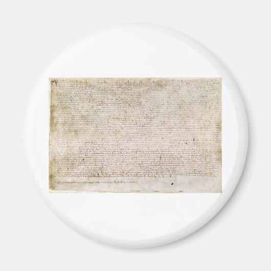 Die Magna-Charta von 1215 Magnet (Vorne)