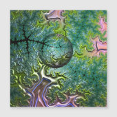 Die Magnetkarte für die Reise (Vorderseite)