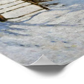 Die Magpie (1868-1869) Claude Monet Schneelandscha Poster (Ecke)