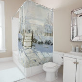 Die Magpie, Monet Duschvorhang (Beispiel)