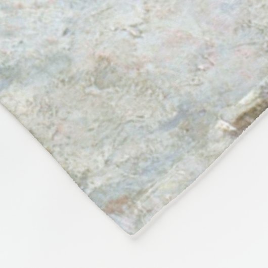 Die Magpie, Monet Fleecedecke (Ecke)