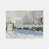 Die Magpie, Monet Fleecedecke (Vorderseite (Horizontal))